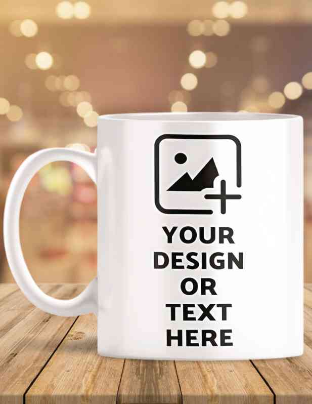 Buy Customized White Mug Printing