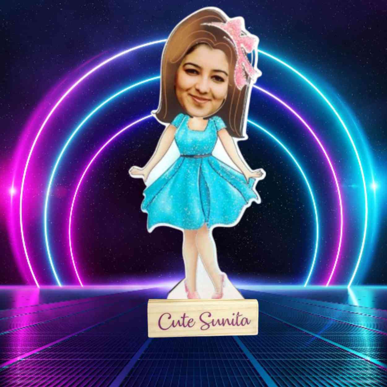 Customized Caricature Gift Girls