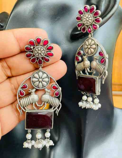 Antique Latkan Earrings For Girls And Women three