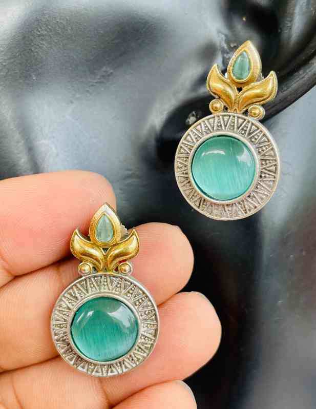 Beautiful Palakka Earrings For Girls And Women two