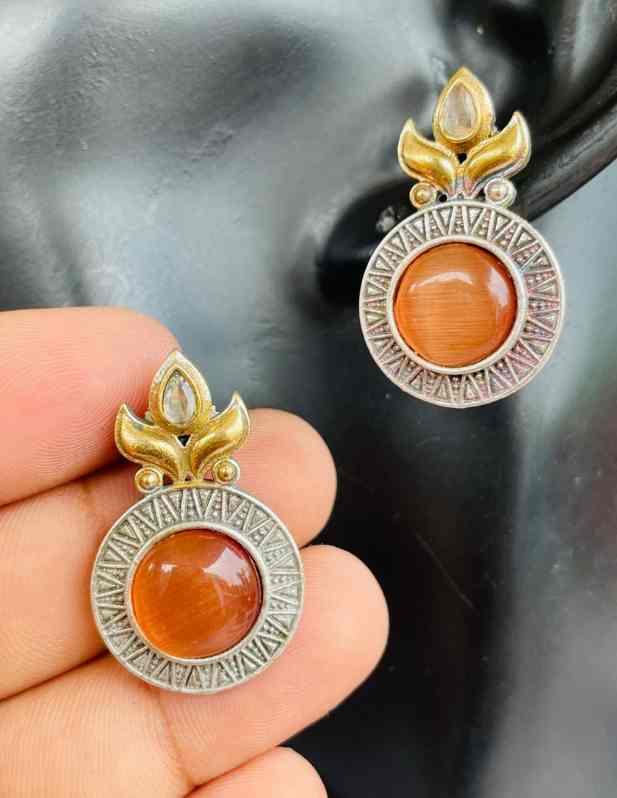 Beautiful Palakka Earrings For Girls And Women two