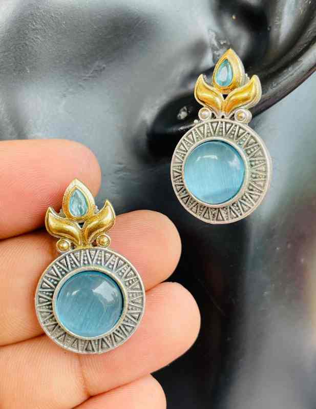 Beautiful Palakka Earrings For Girls And Women two