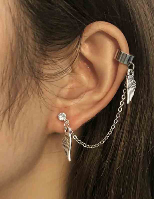 Buy Fancy Wing Ear Chain Earrings