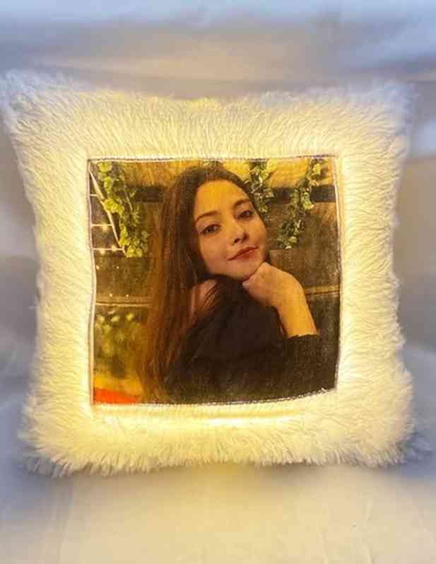 Customised Led Cushions Yellow shop now