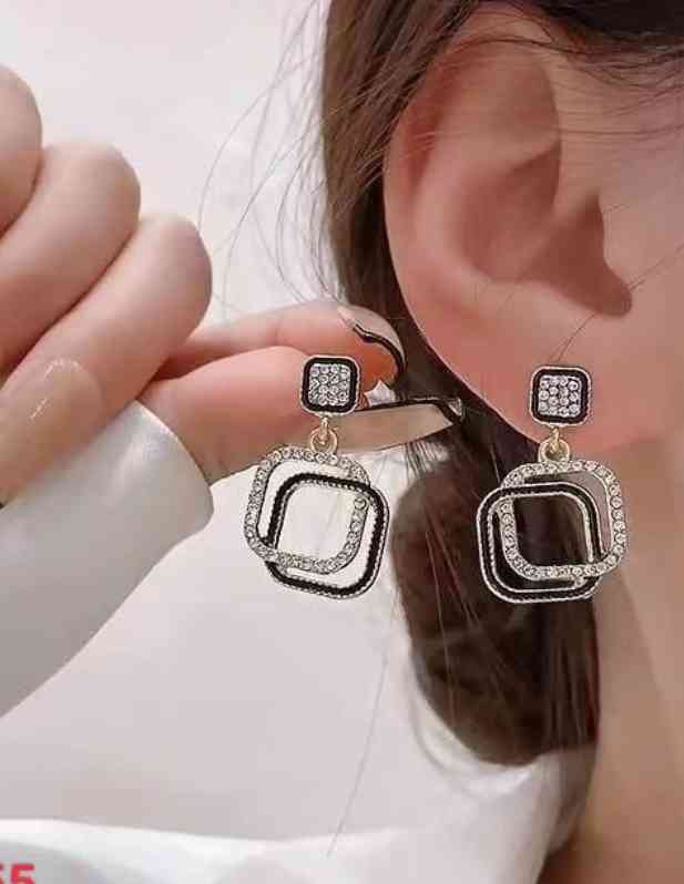 Double Hoop Earrings For Women And Girls