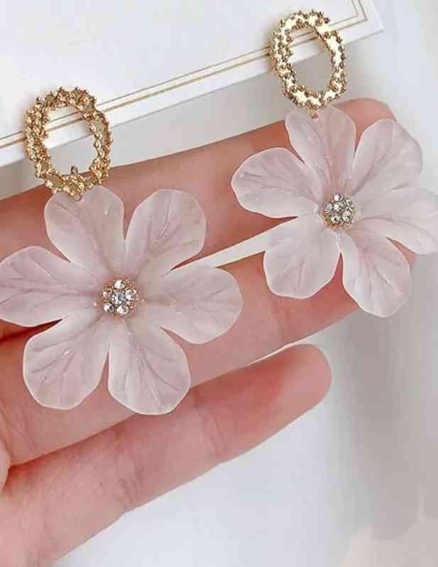 Fancy Fashion Flower Earrings shop now