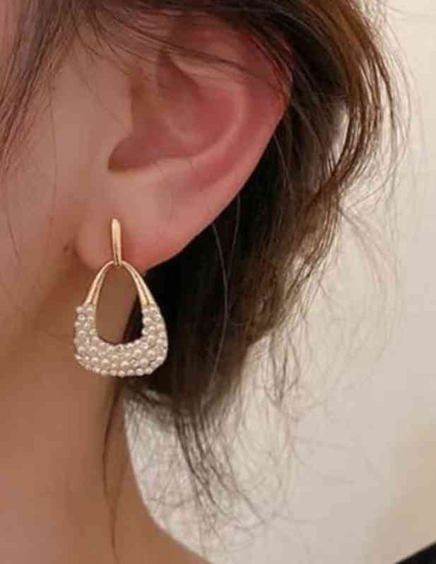 Fancy Handmade Pearl Earrings