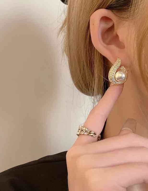Fancy Pearl Ear Drops For Women And Girls buy now