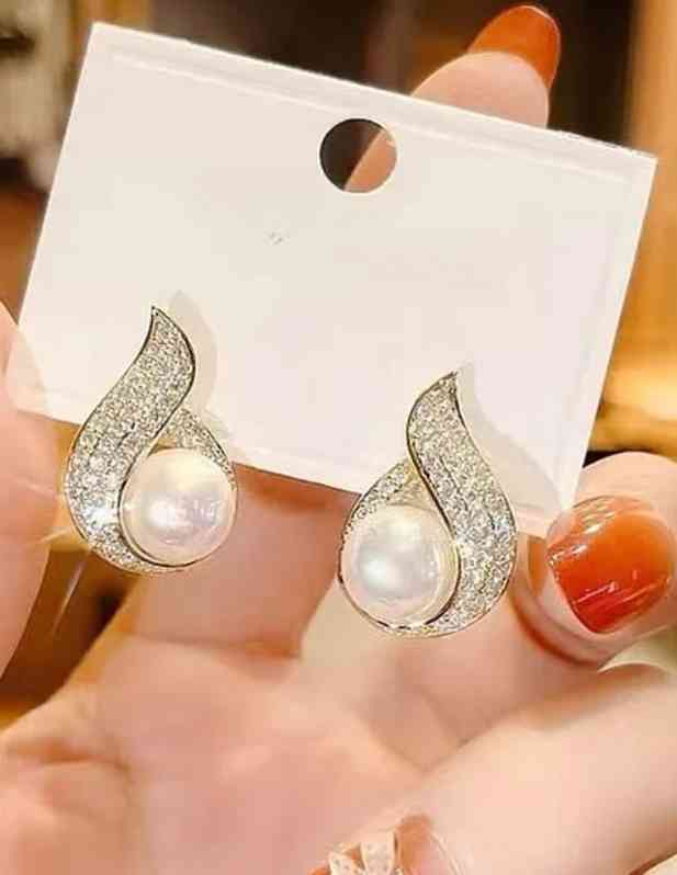 Fancy Pearl Ear Drops For Women And Girls buy now