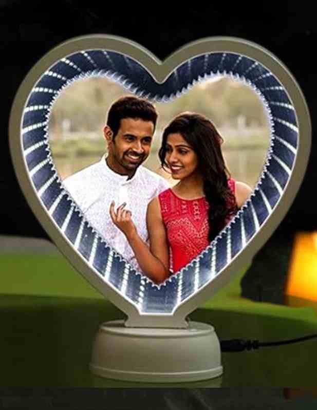 Heart Shape Magic Mirror LED