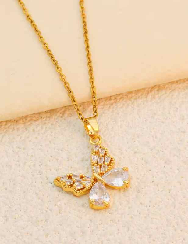 Antique Chain With Butterfly Pendant buy now