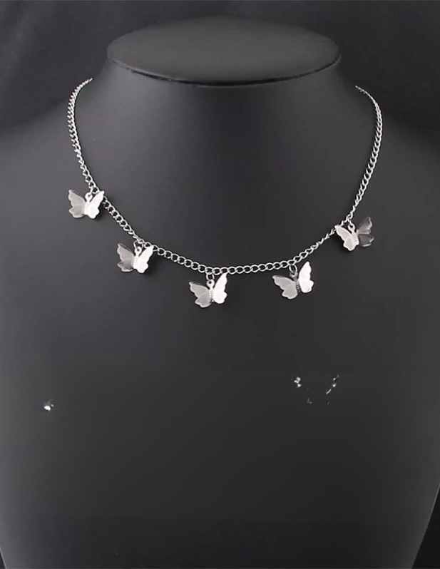 Butterfly Choker Necklace golden shop now