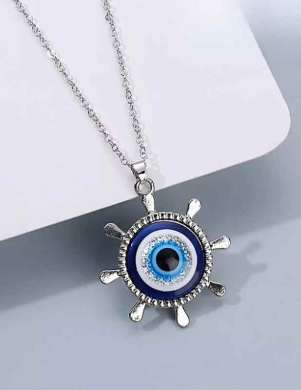 Evil Eye Pendant silver