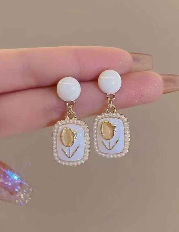 shop Faux Pearl Earrings