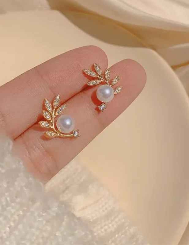 Leaf Stud Earrings buy now