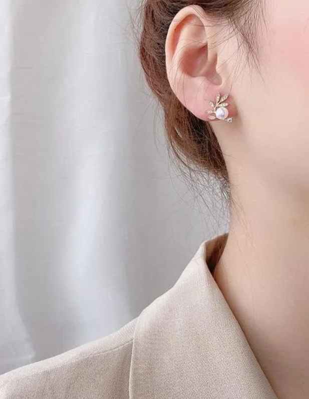 Leaf Stud Earrings shopnow