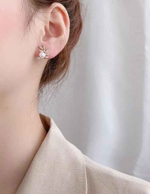 Leaf Stud Earrings buy now