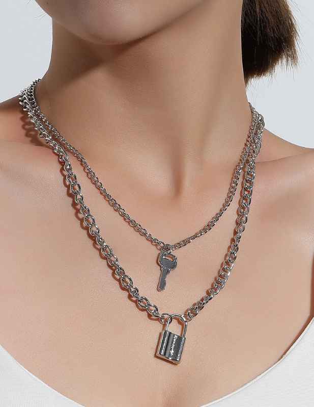 Lock And Key Pendant