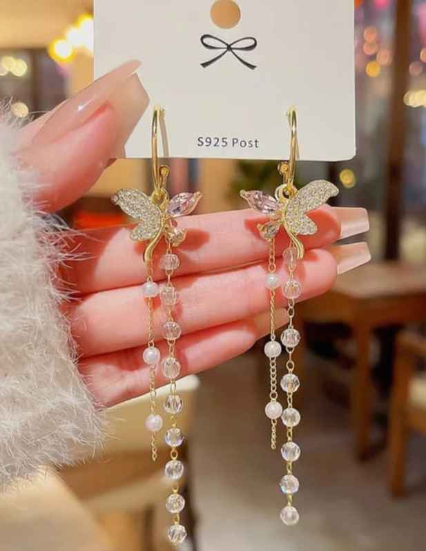 Long Butterfly Earrings shop now