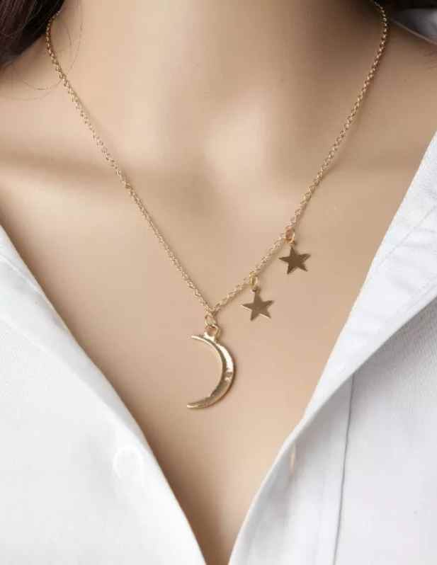 Moon And Star Pendant