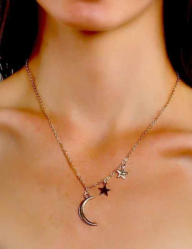 Moon And Star Pendant