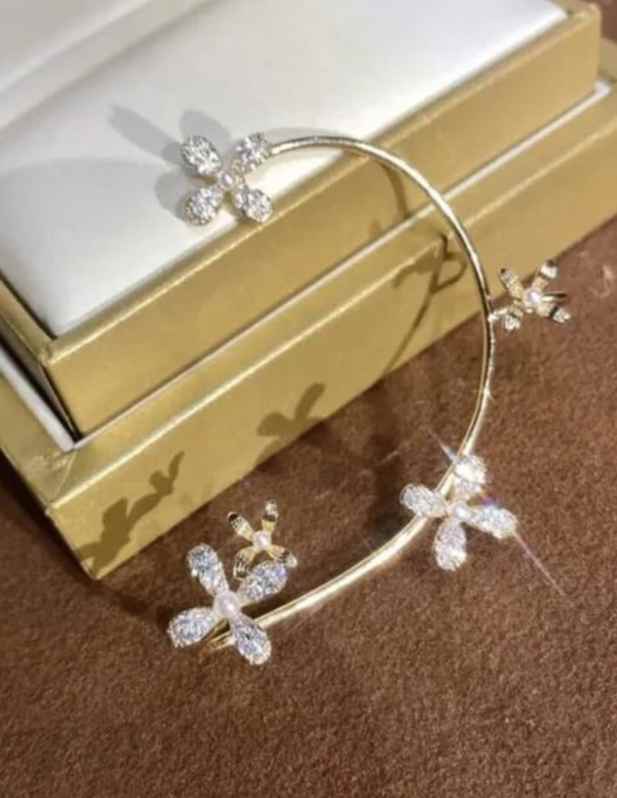 Multi Jhumki Flower Earrings buy now