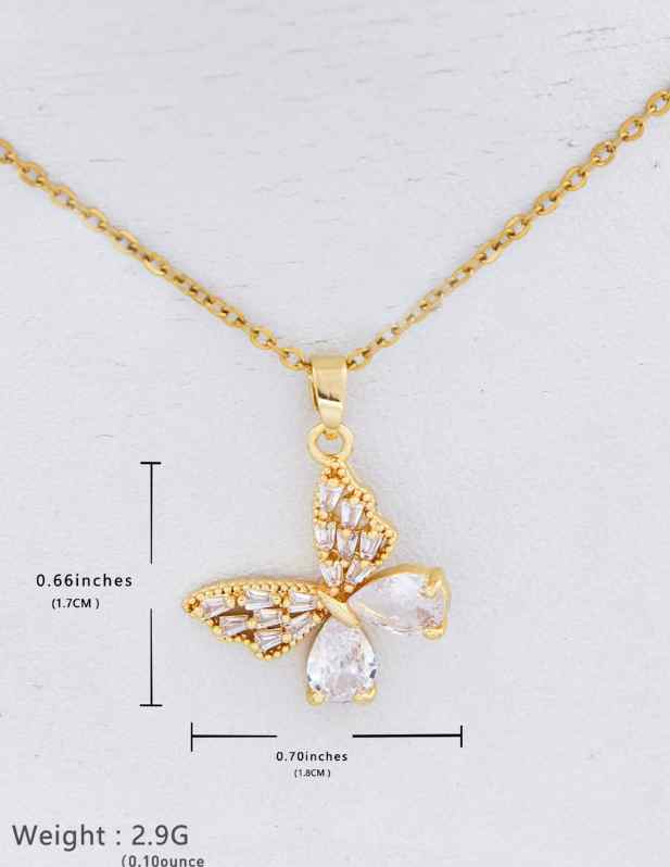 Antique Chain With Butterfly Pendant buy now