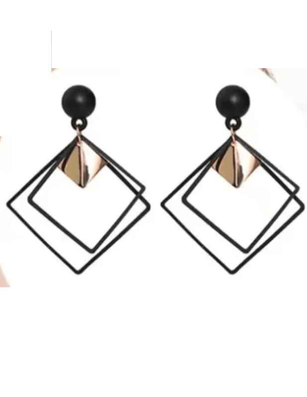 Black Stylish Earrings buy now