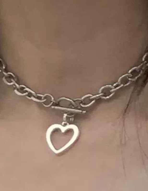 Heart Shape Pendant With Chain