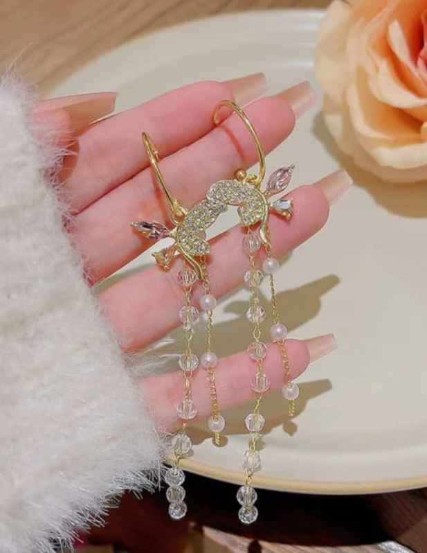 Long Butterfly Earrings