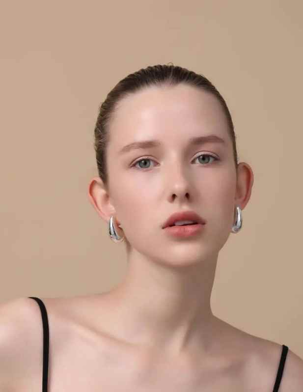 Water Drop Earrings Silver And Golden
