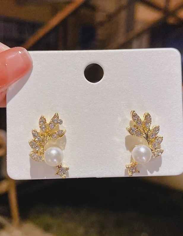 Leaf Stud Earrings buy now