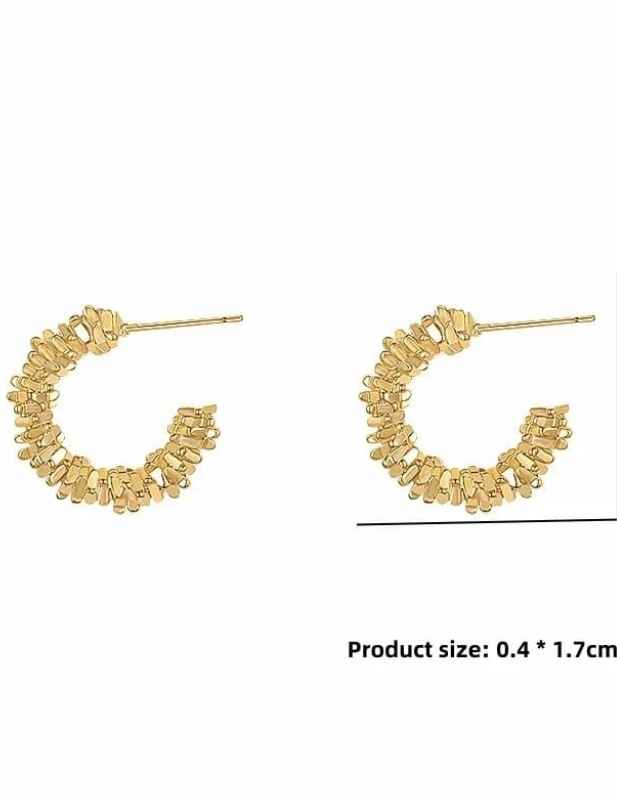 simple round earrings