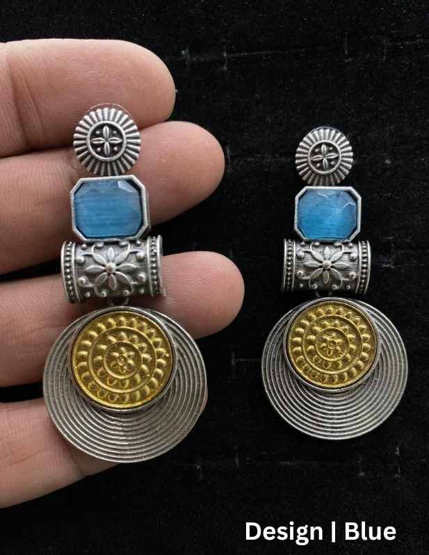 Circle Shaped Earrings yellow