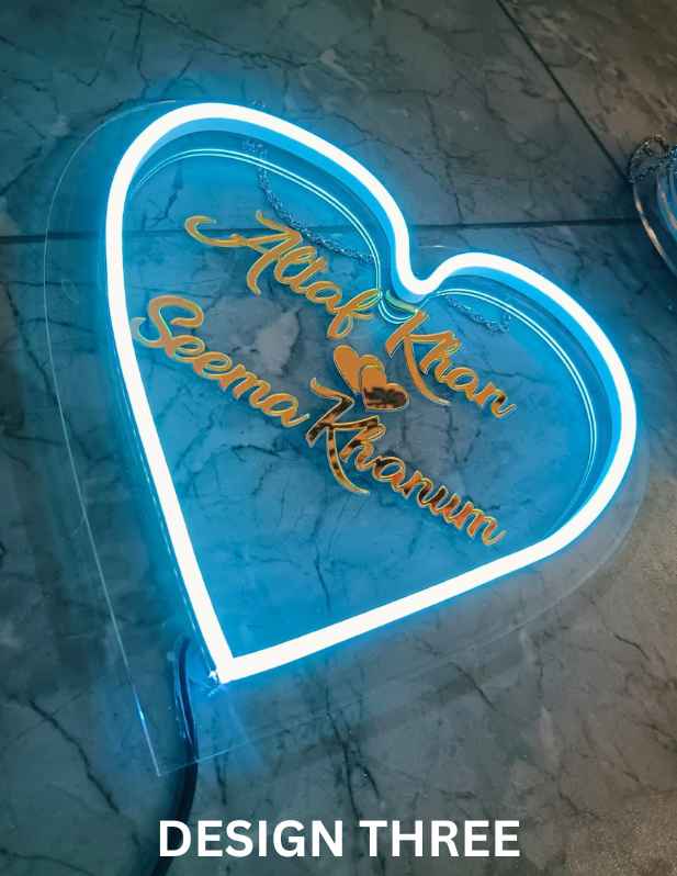 Heart Neon Sign For Couple one