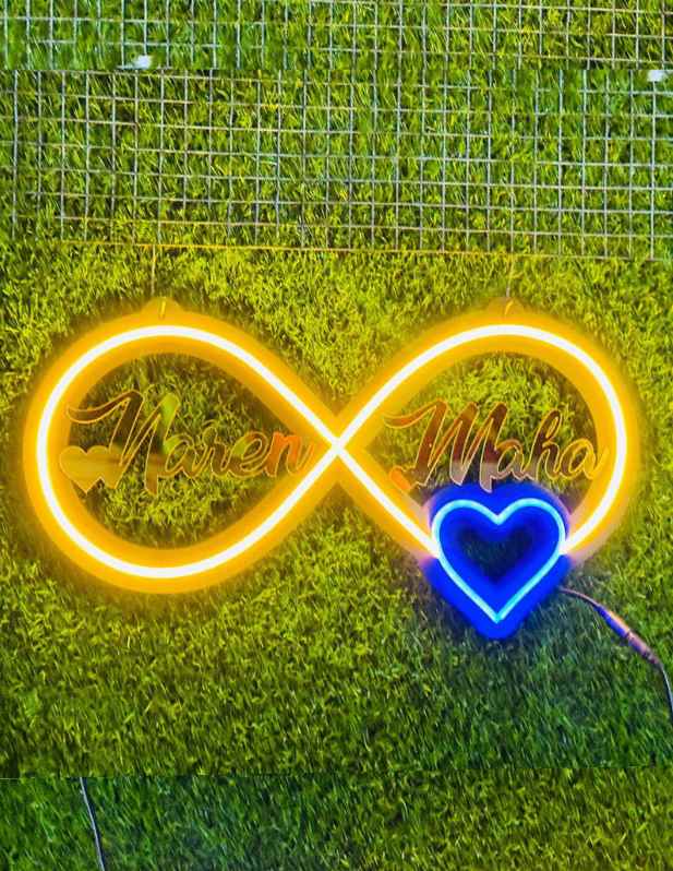 Neon Name Signs For Couple