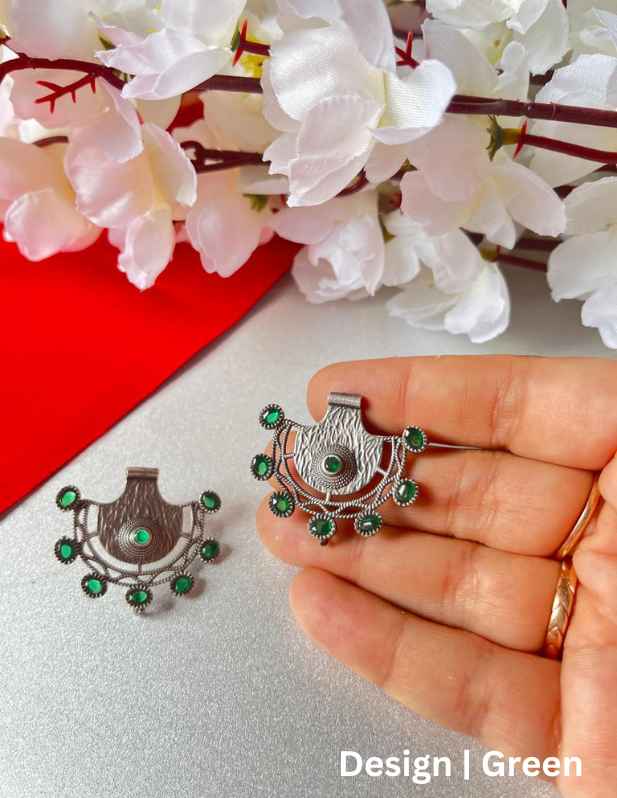 Small Oxidised Earrings multicolor