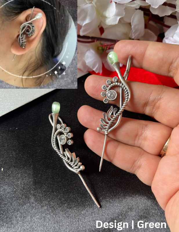 Unique Wearing Earring white