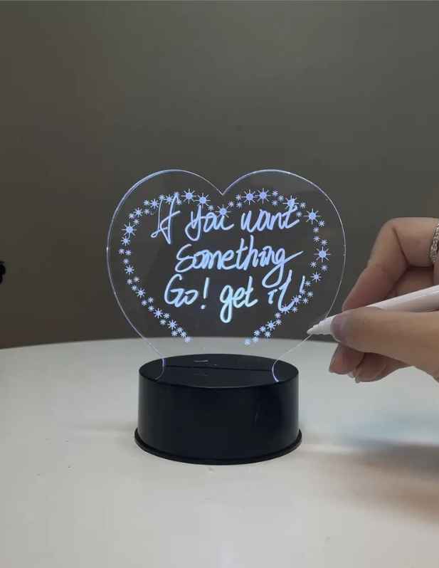 Shop Acrylic Led Writing Board Heart