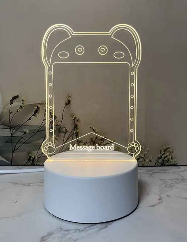 Now Customize Acrylic Led Sign Board Rectangle