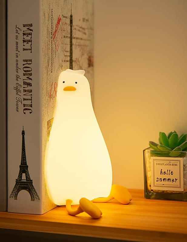 cute mini yellow duck night light shop now