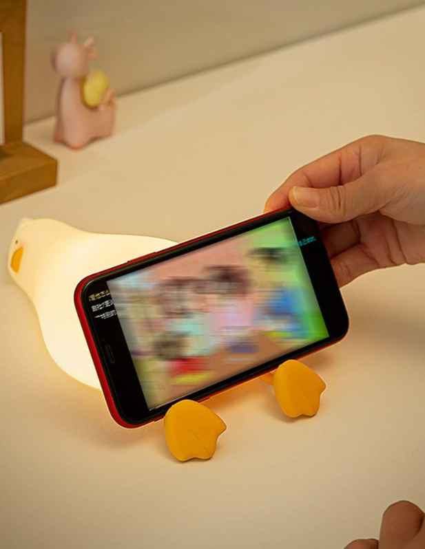 cute mini yellow duck night light